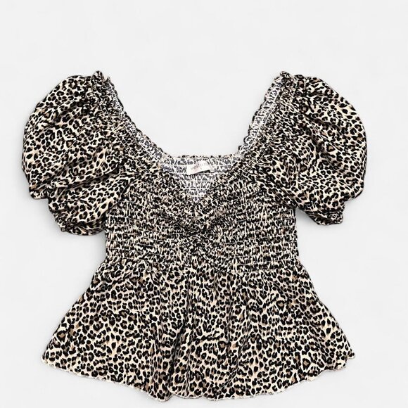 Leopard print Vestique blouse #leopardprint small - Picture 1 of 2